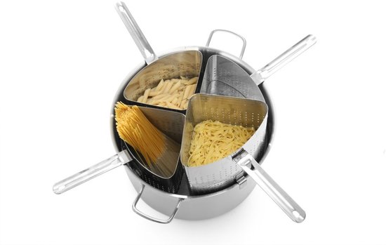 Hendi Pastakoker Inzet - 1,5 Liter - 16x16(H)23cm - 1/4 pan van HENDI — afbeelding 5