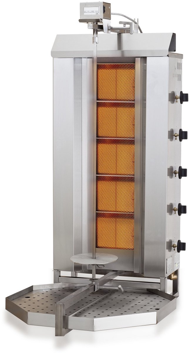 CombiSteel Gyros Grill Gas Motor Boven 5 Hittezones 7049.0015 - Horeca