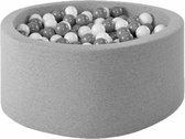 Ballenbak XL rond 90x40 lichtgrijs Misioo, excl. ballen