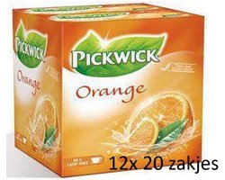 Pickwick thee - sinaasappel - multipak 12x 20 zakjes
