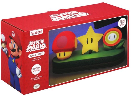 Paladone - Super Mario - Icons Lamp - Bureaulamp - Nachtlamp