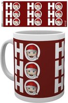 Emoji Ho Ho H0 Mok - Kerst - 300 ml