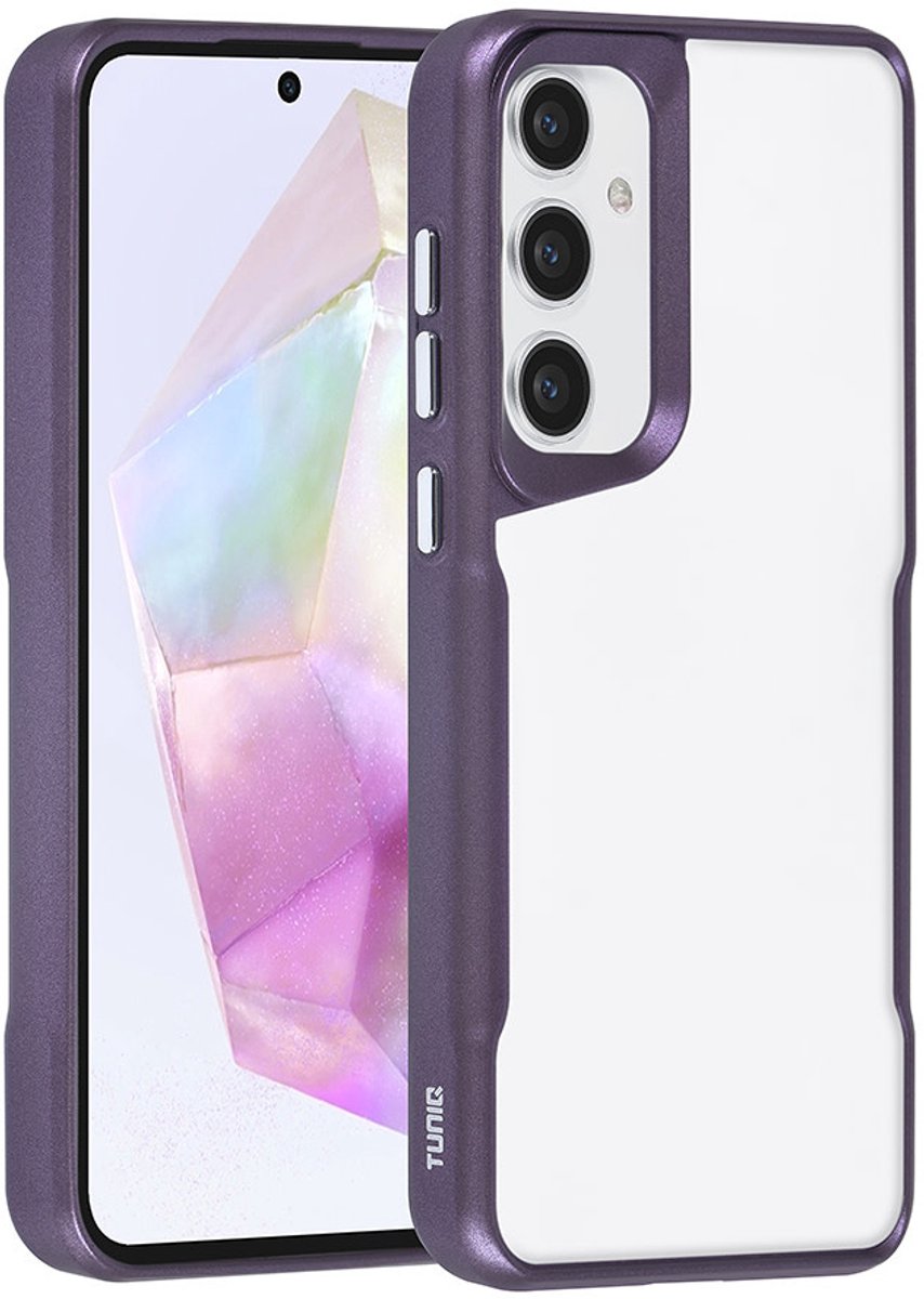 TUNIQ telefoonhoesje voor Samsung Galaxy A35 - Siliconen backcover - Paars