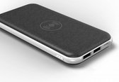 LeSenz Draadloze Powerbank met Qi laadfunctie - 8000mAh - Zwart