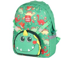 Mishti | SuperCute Rugzak | Kinderen Schooltas | 2 in 1 School Rugtas | 3-8 Years Old Jongens and Meisje | Waterdicht | Lichtgewicht 240g | 35cm x 27cm x 11cm Goede Maat | Premium Stijl Dinosaurus | Schooltas Meisje | Schooltas Jongen | Schooltassen