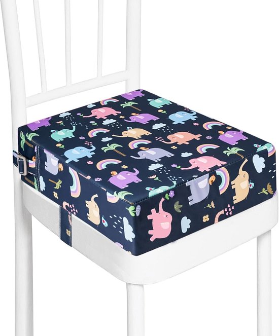 Stoelverhoger voor Eetkamerstoel - Zitverhoger Peuter Eettafel - Kinderen - Booster Seat - Zitkussen Tafel - Zitverhoger Voor Kinderen & Volwassenen - Stoelverhogers Voor Eettafel - Memory Foam Verhoogkussen - Ergonomisch Comfort