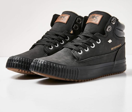 BUCK Dames sneakers hoog - Zwart - maat 40 | bol.com