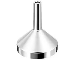 Mini Trechter RVS - Ø:18mm - 1 Stuks - Keukenbenodigdheden - Camping artikelen - Klein - Vloeistof - Overschenken - makkelijk op te bergen - Metalen Vultrechter - Handig voor Oliën en medicijnen