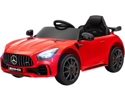 Mercedes GTR AMG - Elektrische kinderauto - met afstandsbediening - 2x25W - zwart