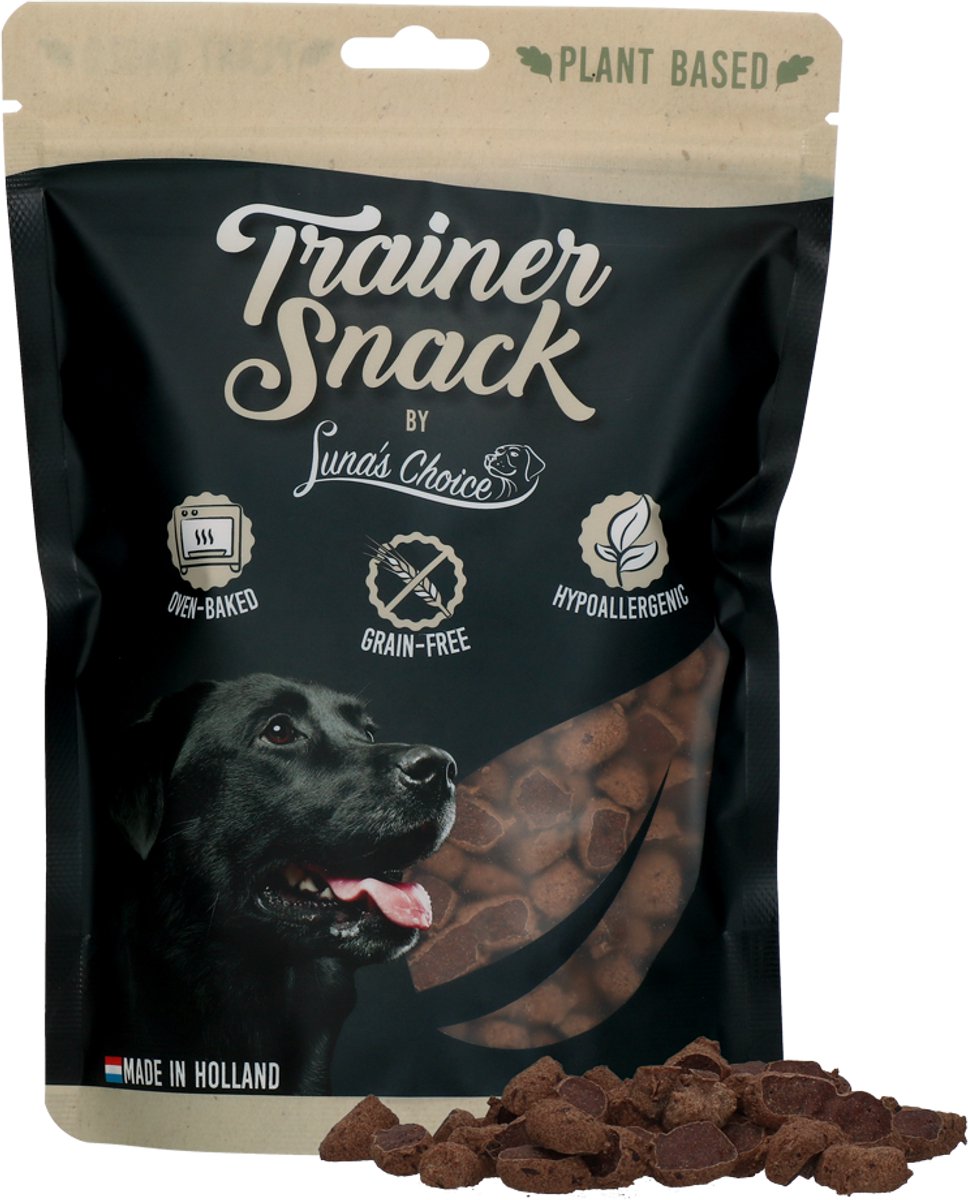 Luna's Choice Plantaardig Hondensnacks Training 400 gr - 560 Hondenkoekjes - Hypoallergene Koekjes - Hondensnack - Honden Beloningssnoepjes