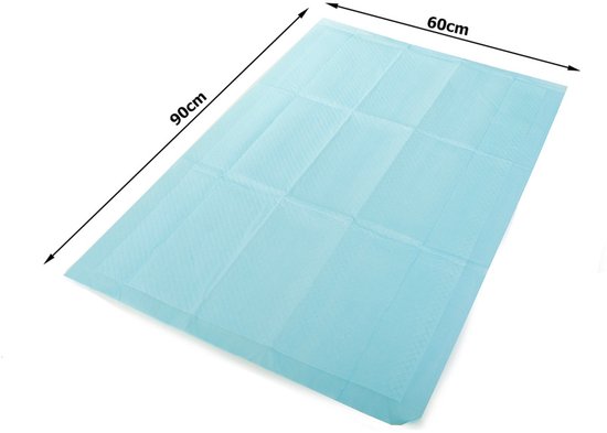 Hondentoilet - Trainingspad - Zindelijk Maken - 60x90 cm - Blauw - 20 Stuks