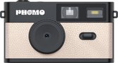 Phomo - Appareil photo Digital rétro - Sans écran - Beige - 8 Go