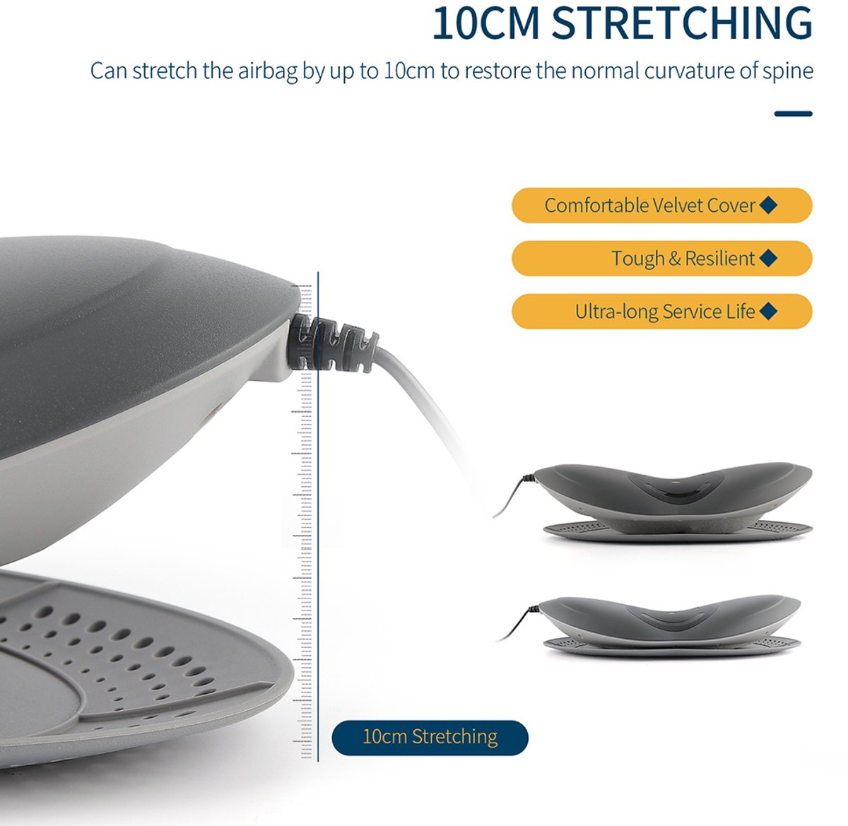 Lumbar Elektrische Back Stretcher met Warmtefunctie - afbeelding 3