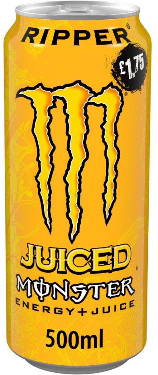 Monster Energy Juiced Ripper (12 x 0,5 Liter blik UK)