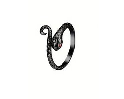 Haakring Slang Zwart - voor crochet & breien - yarn tension holder - yarn ring - haak ring haken - breiring