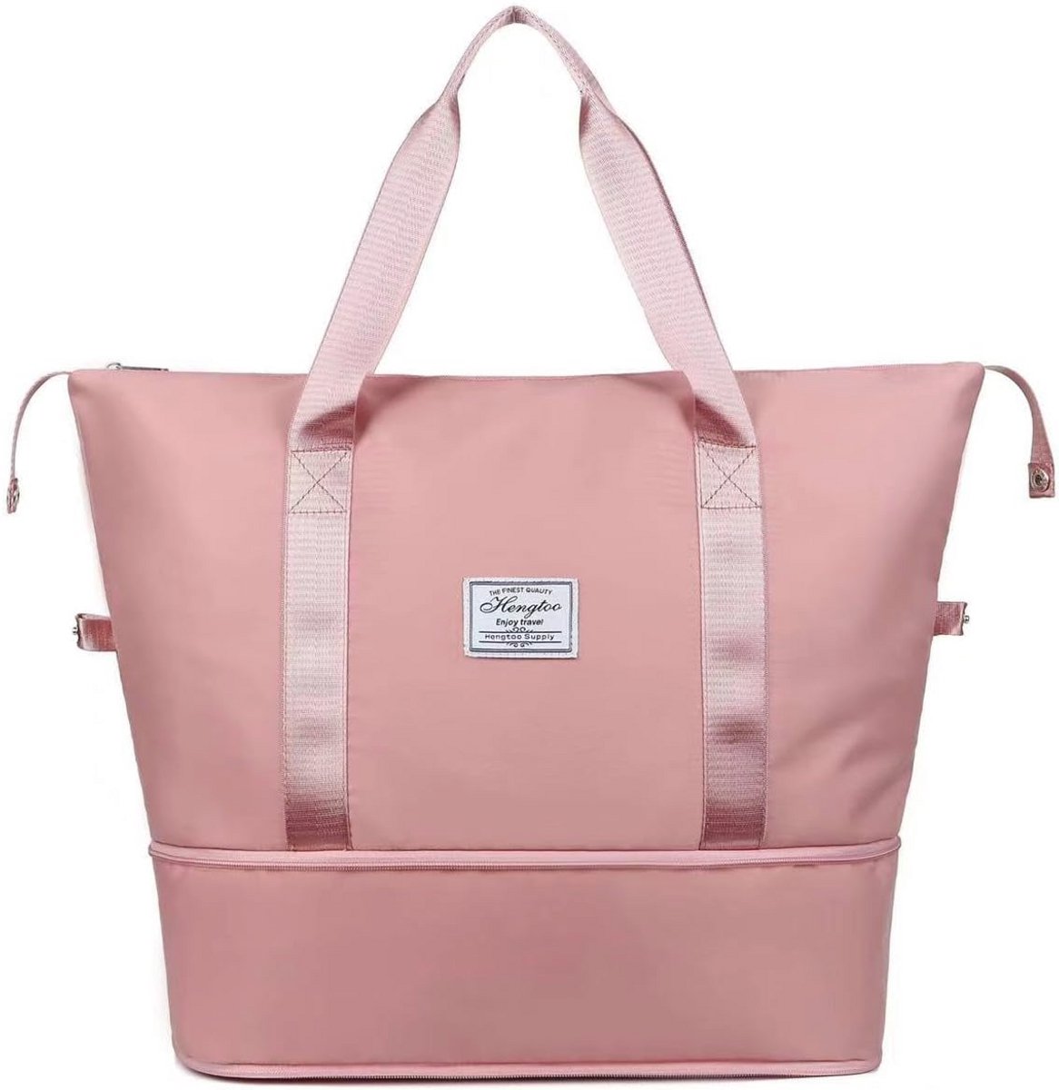 Grote uitbreidbare duffelbag voor vrouwen - multifunctionele handbagage, gymtas, zwemtas, ziekenhuistas