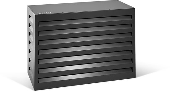 Foto: Evolar airco omkasting buitenunit ombouw warmtepomp onderhoudsvrij aluminium 90 x 60 x 40 cm evo cover xsb