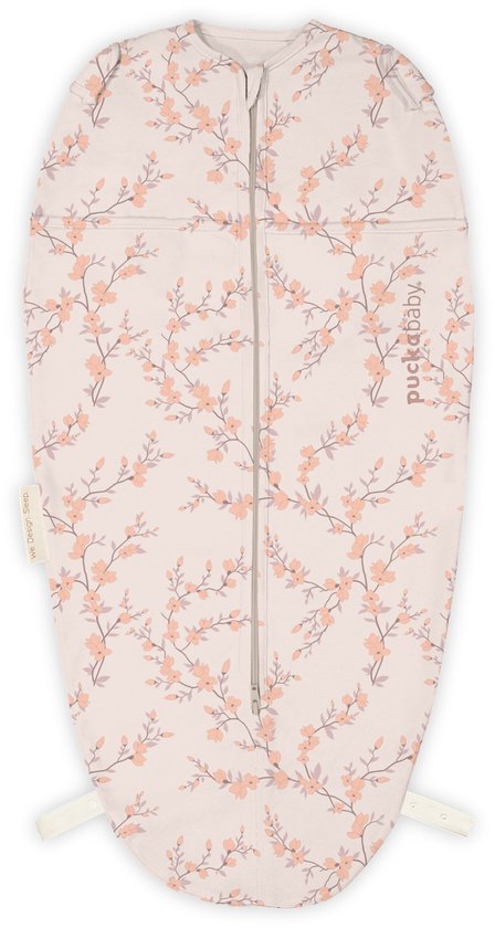 Puckababy Mini Inbakerslaapzakje baby (3-6m) - Blossom - Katoen TOG 0.5 - Zomerslaapzak