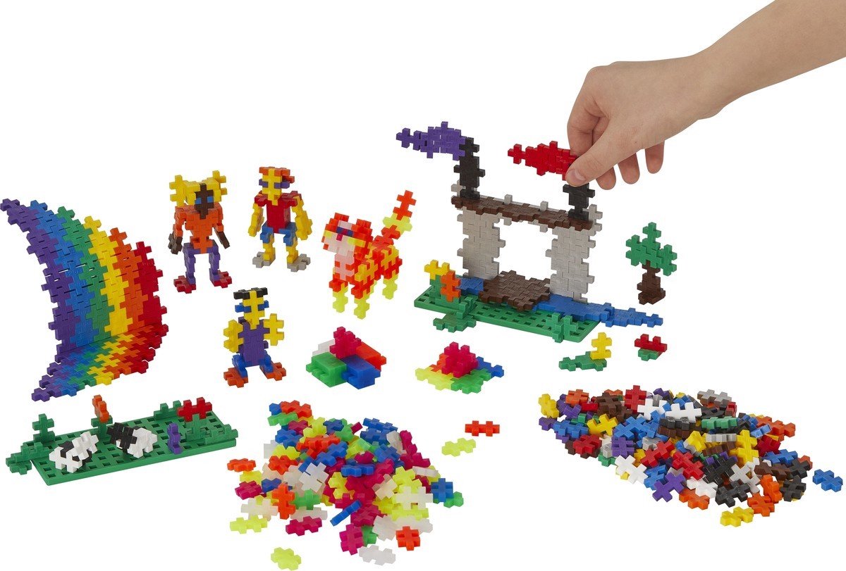 Plus-Plus Learn to Build 600 delige bouwset - 5008 - Bouwspeelgoed - Constructiespeelgoed - Set met bouwstenen - Vanaf 5 jaar — afbeelding 4