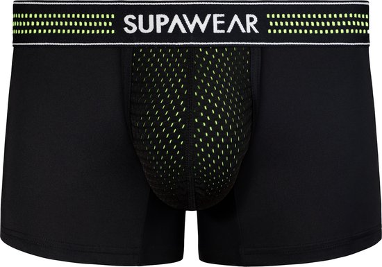 SUPAWEAR Boxer en Mesh Vert Fluo - TAILLE L