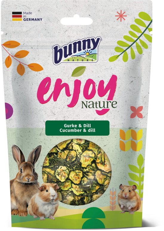 Bunny Nature Enjoy Nature Cucumber & Dill - 6 x 40 gr - Voordeelverpakking