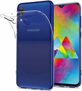 Ntech Hoesje Geschikt Voor Samsung Galaxy M30 TPU Back hoesje - Transparant