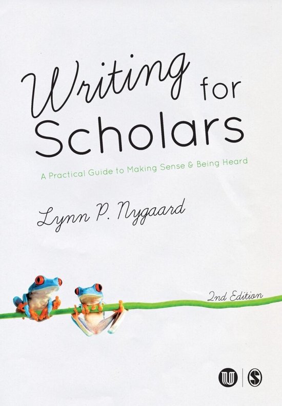 Writing for Scholars - cover