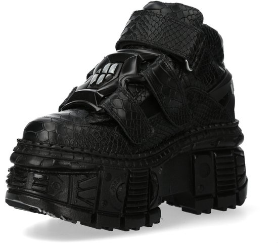 New Rock - M-WALL009-S1 Plateau Sneakers - 42 Shoes - Zwart | bol