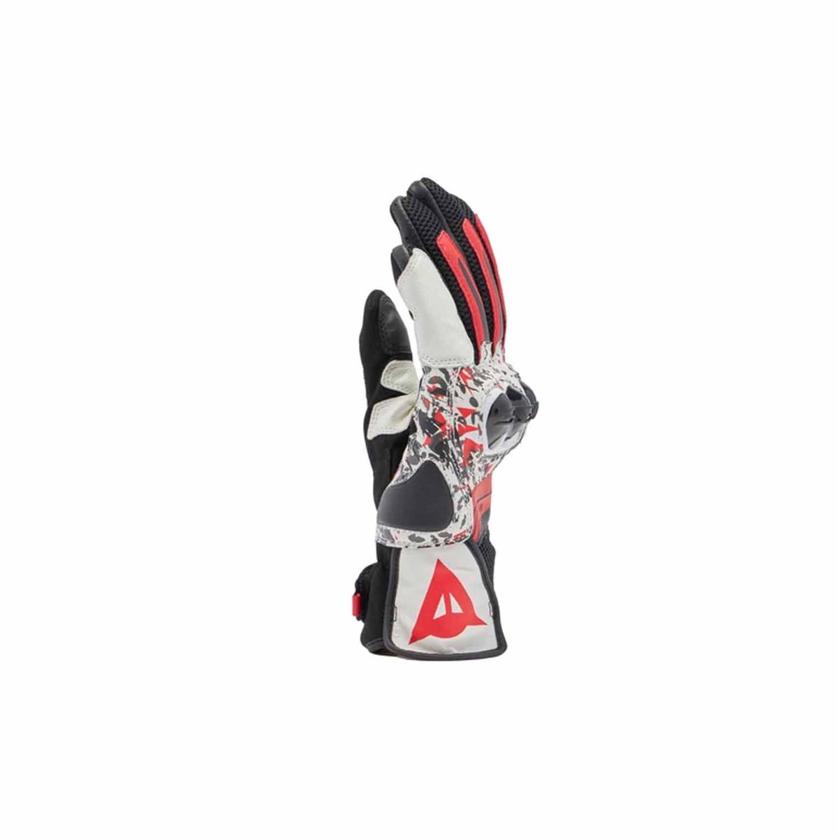 Dainese Mig 3 Unisex Leren Handschoenen Zwart Rood Wit - Maat 2XL - Handschoen – foto 5