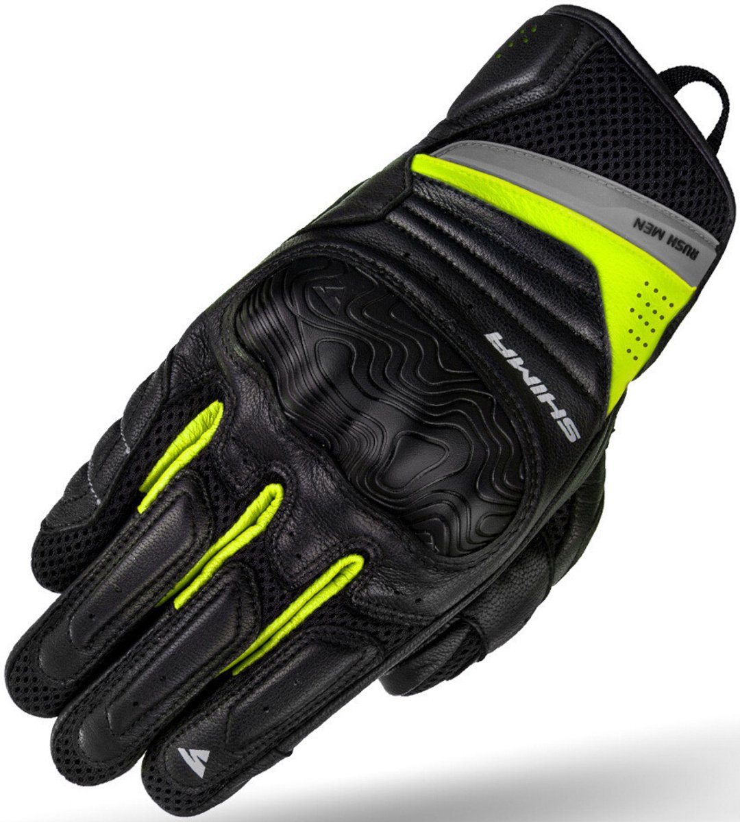 SHIMA Rush Zwart Geel Handschoenen - Handschoen