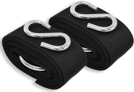 Ophangset Voor Hangmat En Schommel 2 Riemen 320x5cm 250kg 