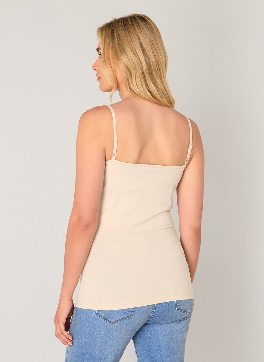 BASE LEVEL Yoshji Top - Light Beige - maat 42