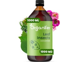 Leaf Insects Bladinsecten Concentraat (1L, 1000m2) - Bladluis – Buxusrups – Geschikt voor wolluizen, spint, anri-rupsen, bladluizen, taxuskever, witte vlieg, trips en andere bladinsecten – Organifer