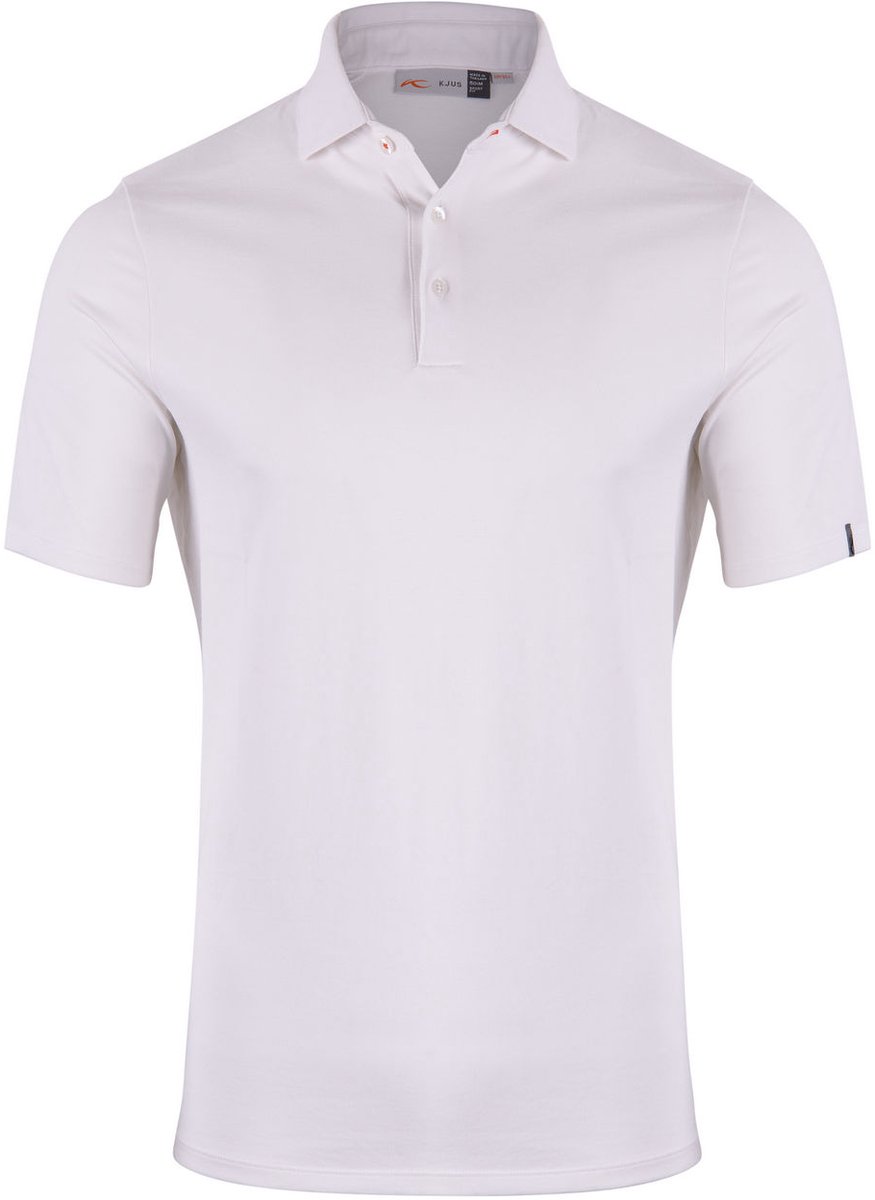Kjus Men Sunder Polo S/S – Outdoor Kleding Fleeces en Truien Polo’s Wit