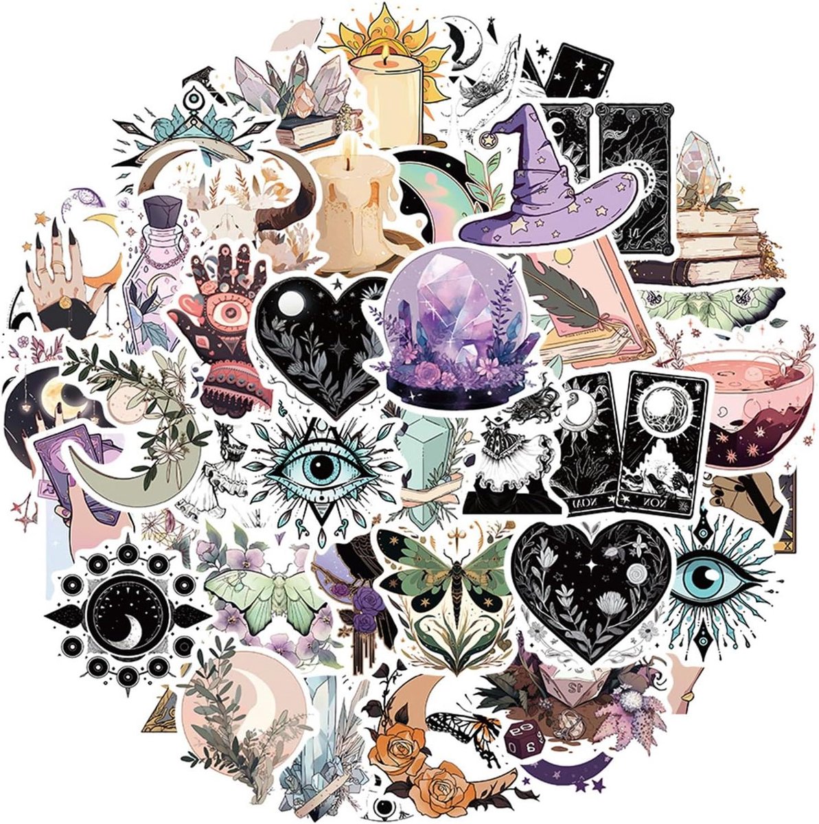 Stickers 50 stuks waterdichte vintage stickerset vinyl graffiti Witcher voor auto laptop fiets skateboard motorfiets snowboard koffer MacBook Kindle voor jongeren en .