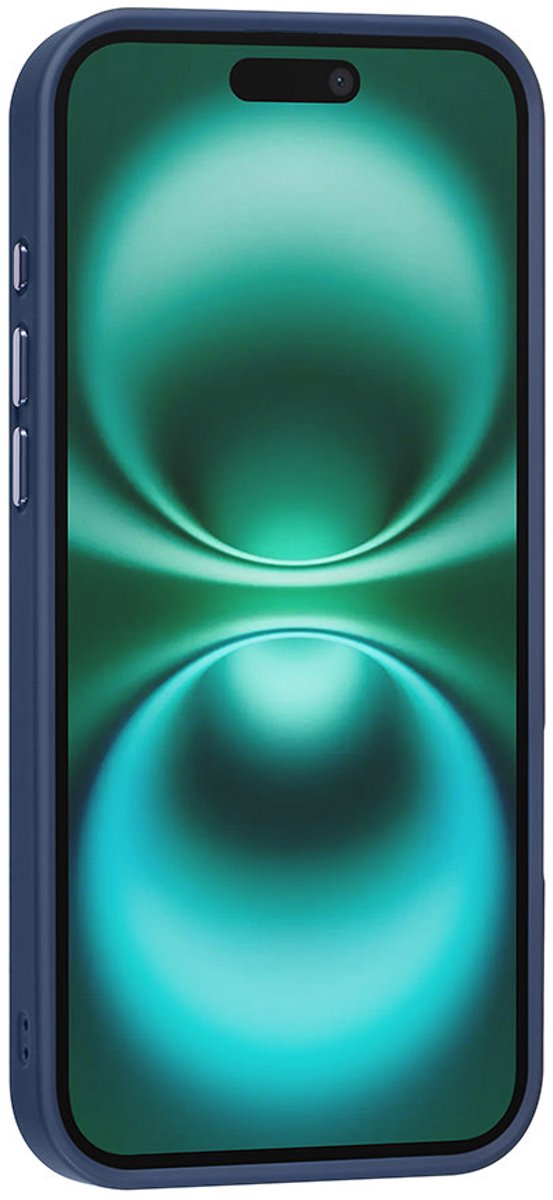 TUNIQ telefoonhoesje voor Apple iPhone 16 Plus - MagSafe siliconen backcover - Blauw
