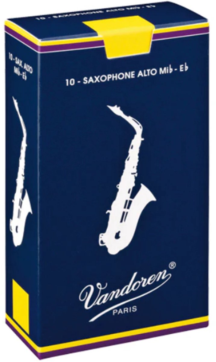 Vandoren Traditional #1,5 altsax rieten - 10 stuks