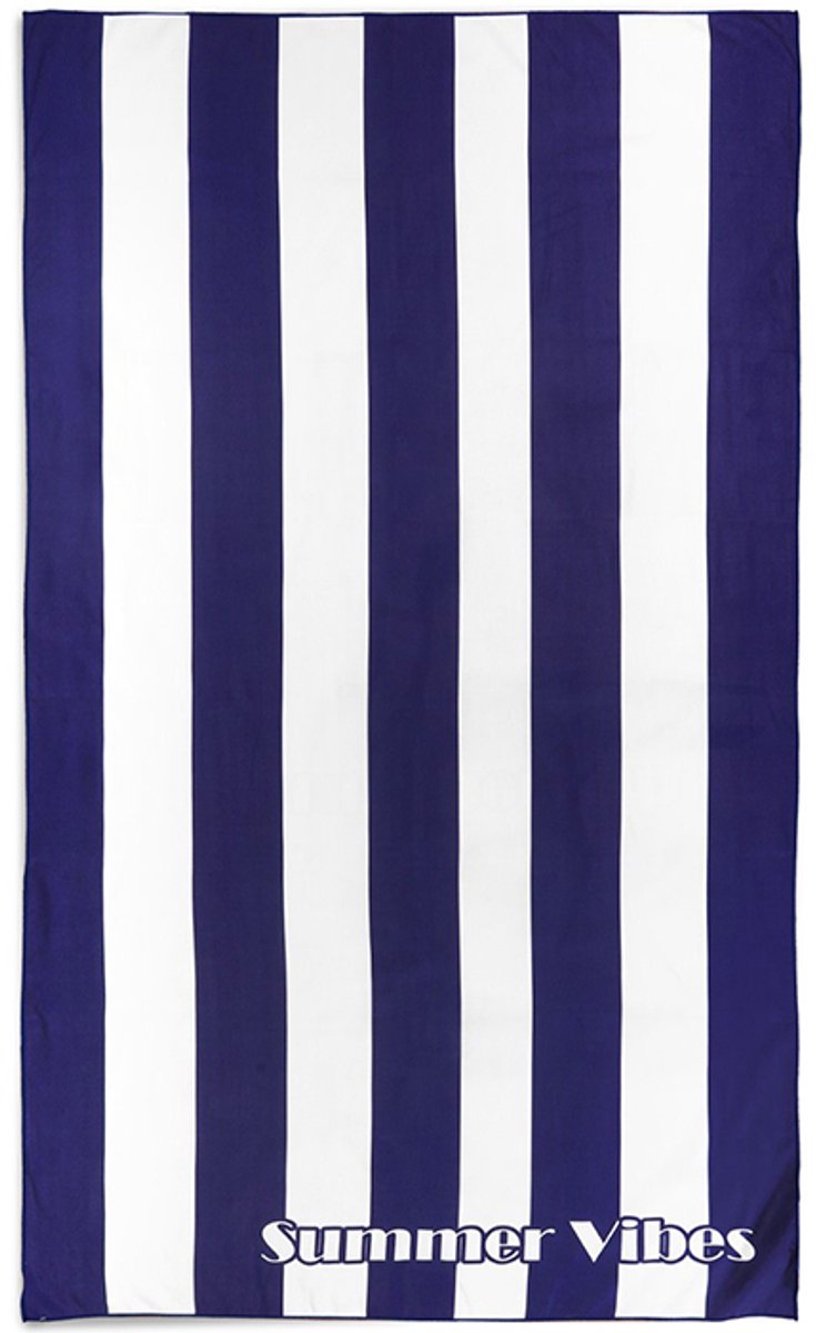 Beach Club Strandlaken Summer Vibes - Navy - 100x180 cm
