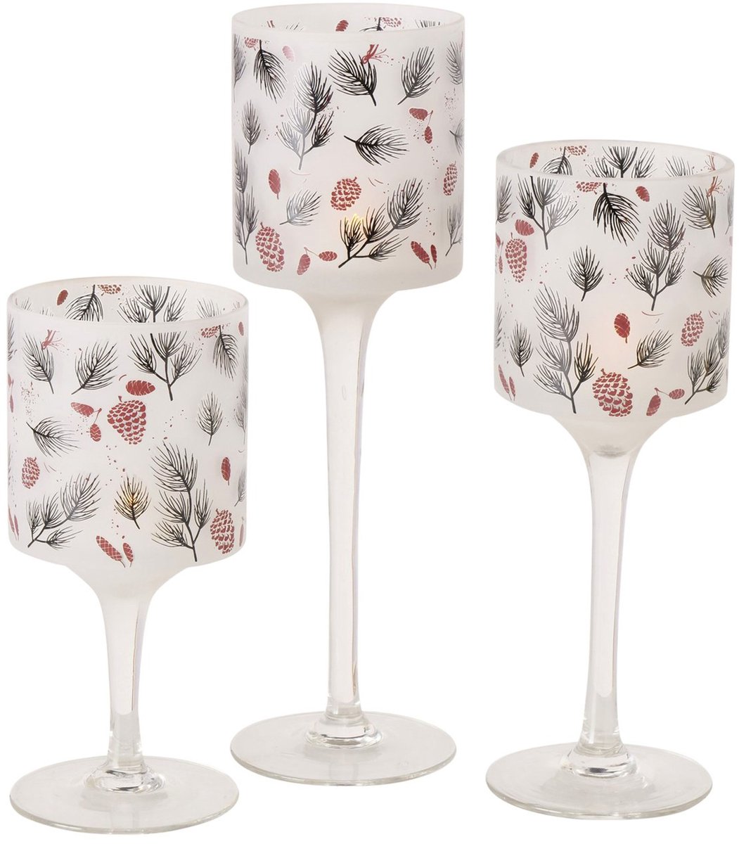 Boltze B. 3-delige set lantaarn Pino - 2025001 veelkleurig