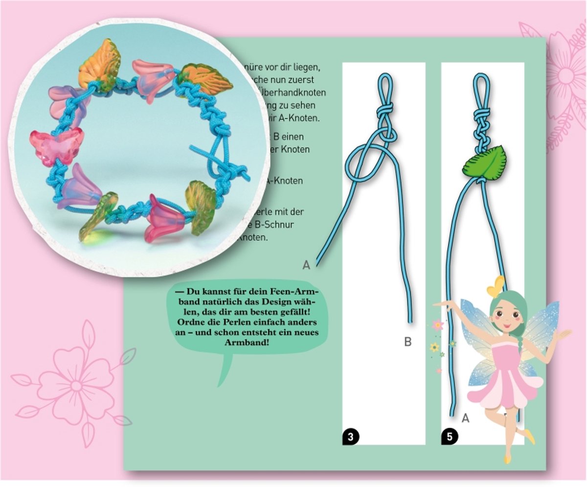 KOSMOS Dig Out Fairy Treasure - Opgravingsset - Graaf Een Feeënschat Op - Maak Je Eigen Feeënarmband - Inclusief Amethist, Bloemenkralen en Haaraccessoire - STEM Speelgoed - Vanaf 7 Jaar — afbeelding 3