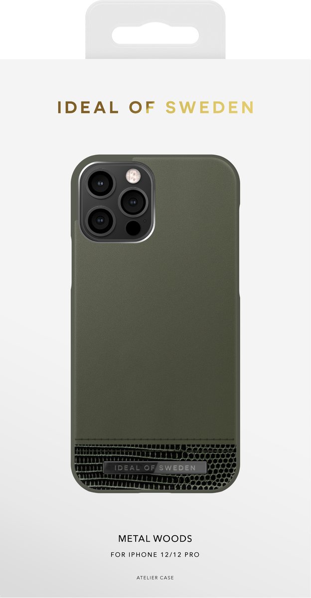 iDeal of Sweden Atelier Case Unity voor iPhone 12/12 Pro Metal