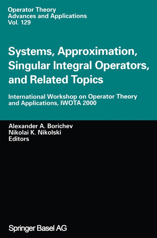 Systems, Approximation, Singular Integral Operators, and Rel ... - cover