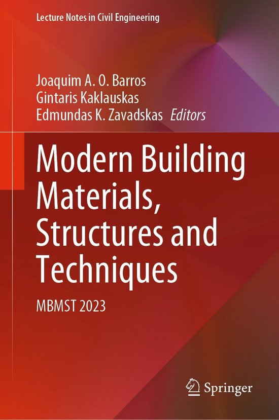 Lecture Notes in Civil Engineering392- Modern Building Mater ... - cover