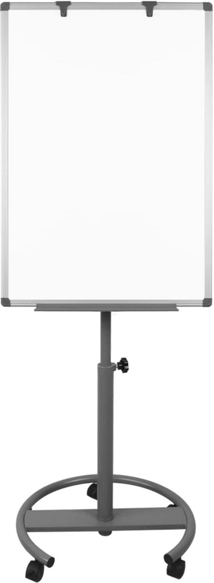 Dubbelzijdig Magnetisch Whiteboard met Verstelbare Standaard en Wielen