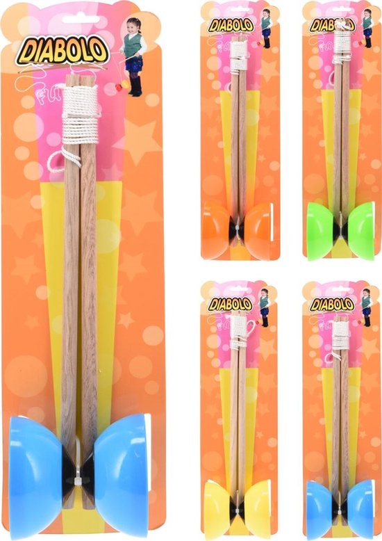 Foto: Diabolo circus jongleren trucjes 1 stuks blauw 