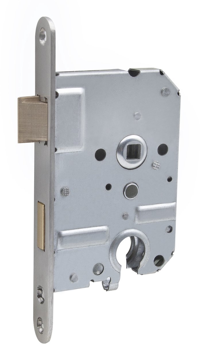 Slotman Solutions Insteekslot Cilinder – PZ55 mm – RVS Voorplaat – Dag- en Nachtslot