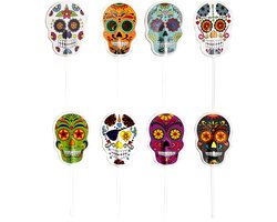Dekora Skull - Halloween - Doodskop Cake Toppers pk/16