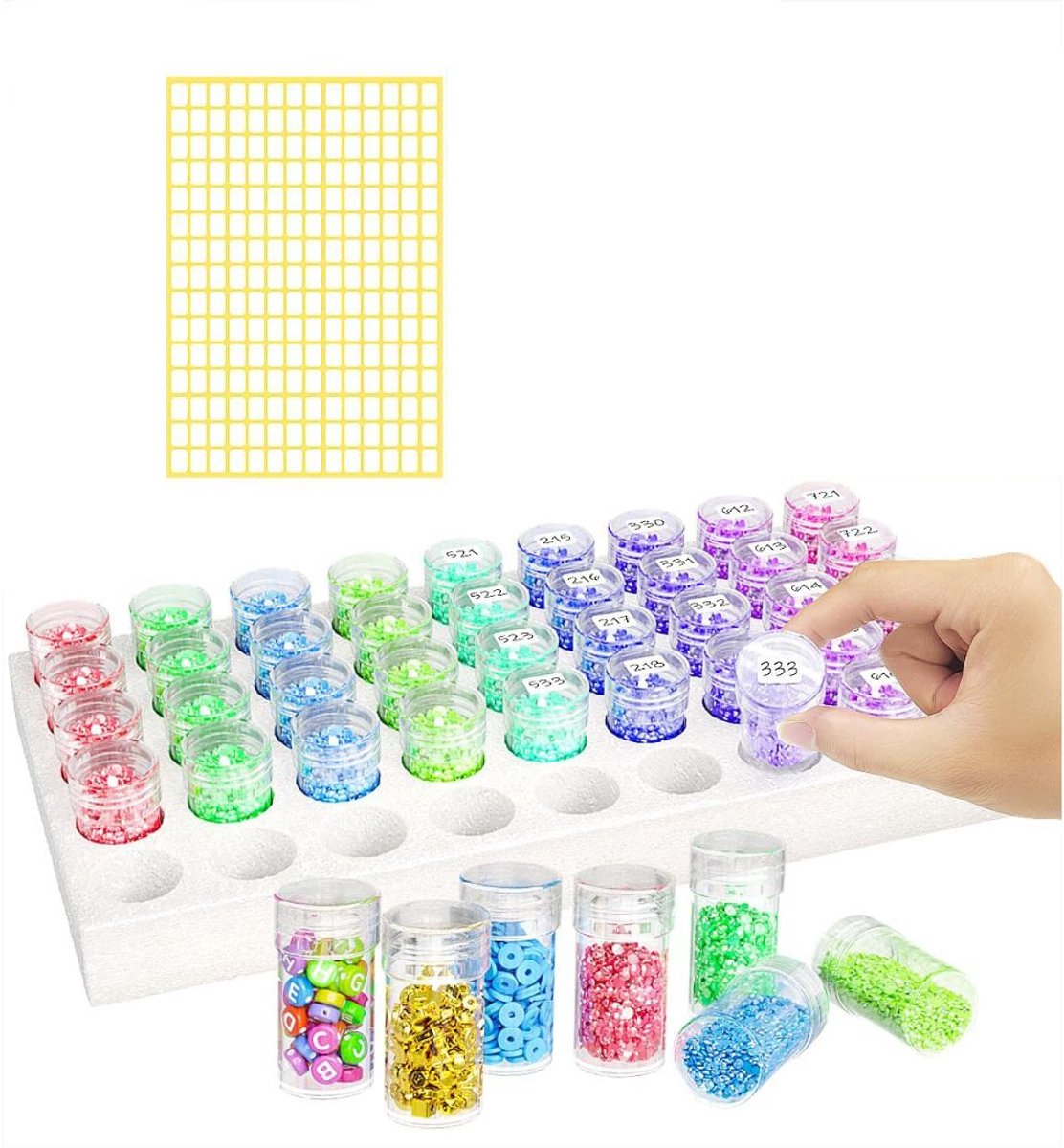 Diamond Painting Volwassenen - Pakket Volledig - Opbergdoos - Multikleur