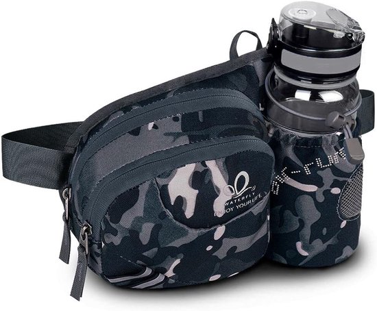 Lagloss® Running Sport Heuptas voor Mannen en Vrouwen - 70 cm - GRIJS