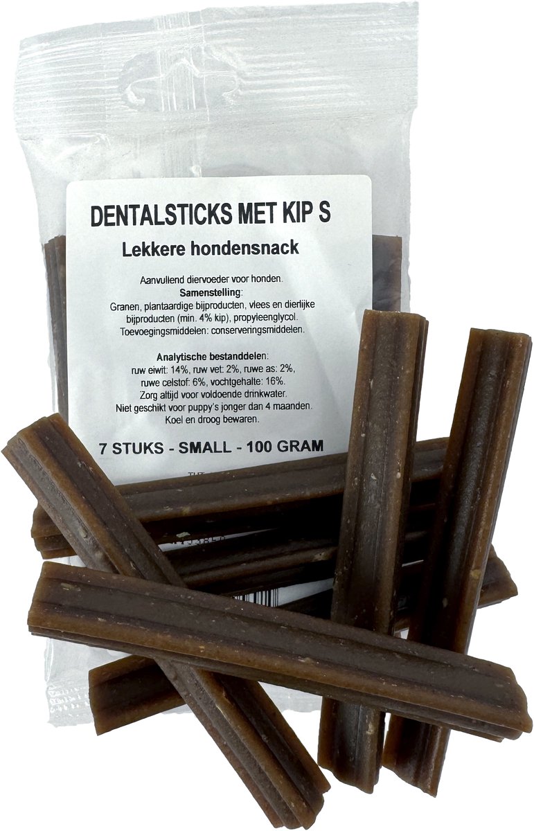 Kauwsnack Hond I AM - Dental Sticks Kip S - 105 Gr (7 Sticks)